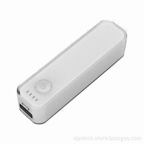 USB Cellphone Charger with 2,200mAh True Capacity, Transparent Series and LED Light Indicator